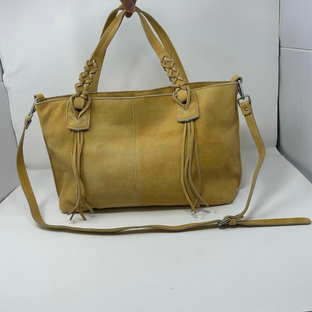 NICOLI NWOT Genuine Leather Italian Designer Luxury Handbag Crossbody Tote Purse